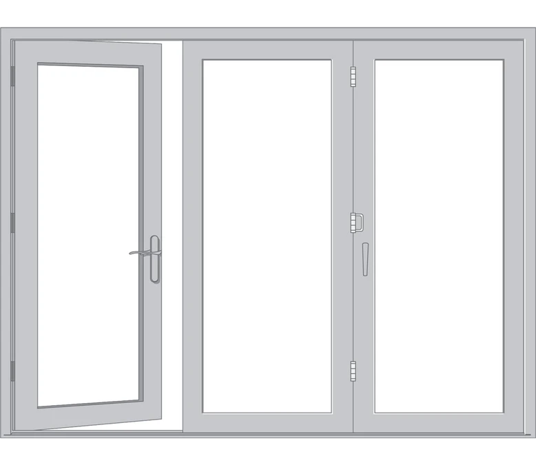 Corpus Christi Pella Architect Reserve Series Contemporary Bifold Patio Door