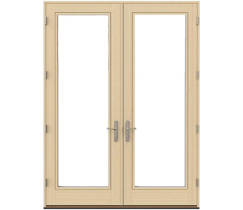 Corpus Christi Pella Lifestyle Series Wood Double Hinged Patio Doors