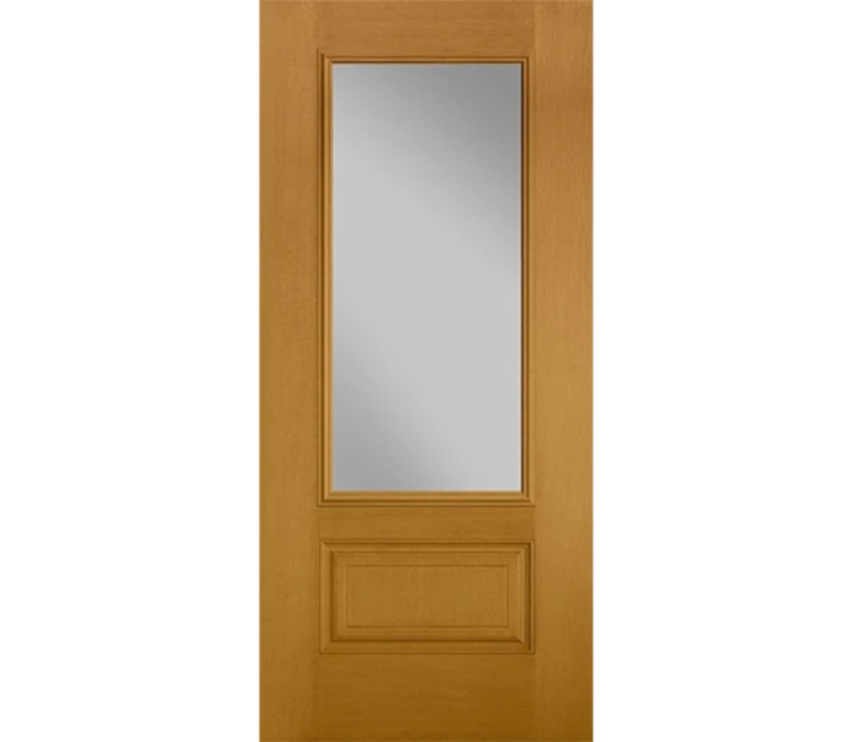 Corpus Christi Three Quaters light Fiberglass Entry Door