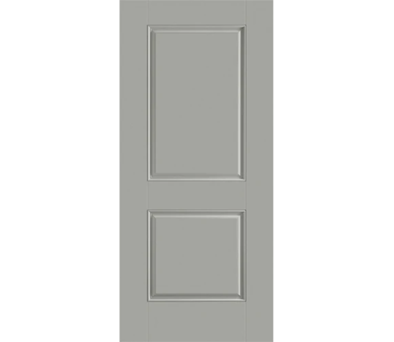 Corpus Christi Two Panel Square Fiberglass Entry Door